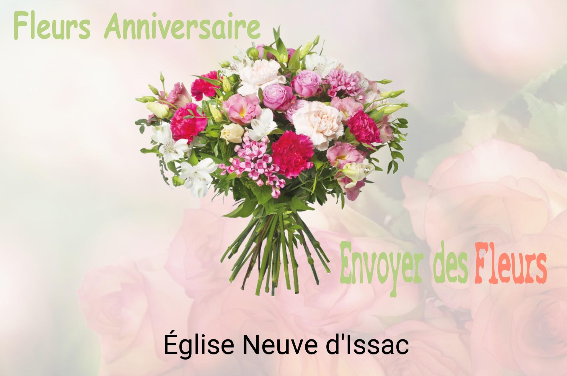 Bouquet de fleurs d’anniversaire livré à Église-Neuve-d'Issac